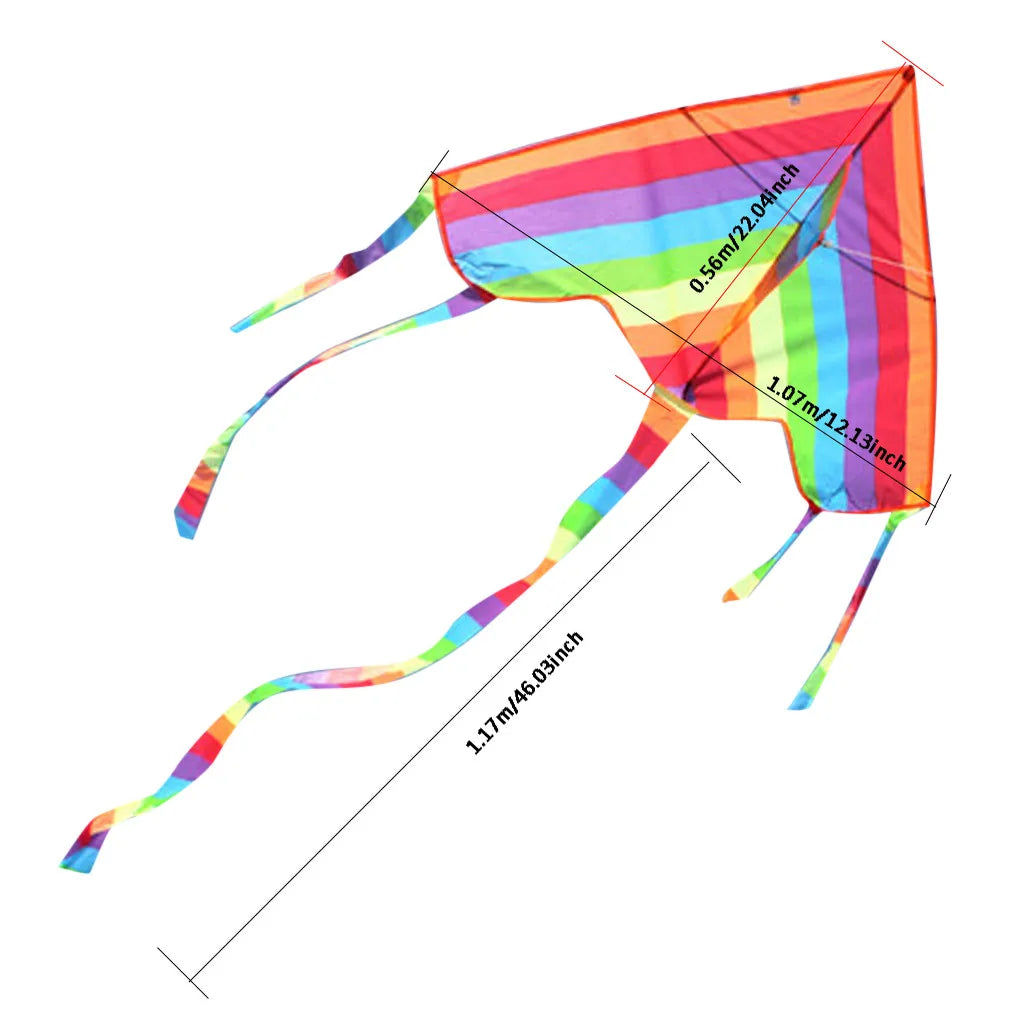 Easy Fly Colorful Rainbow Kite