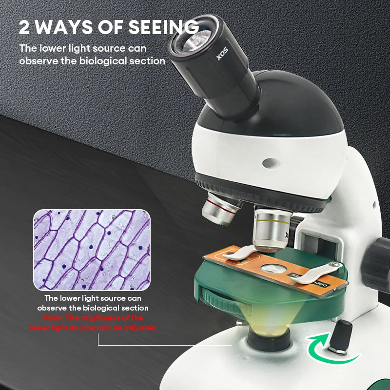 180X-1200X Microscope Children STEM Toy