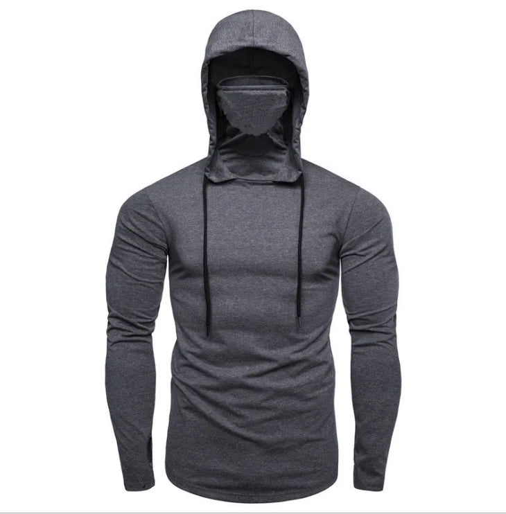 Long-sleeved Hoodie w/Collar