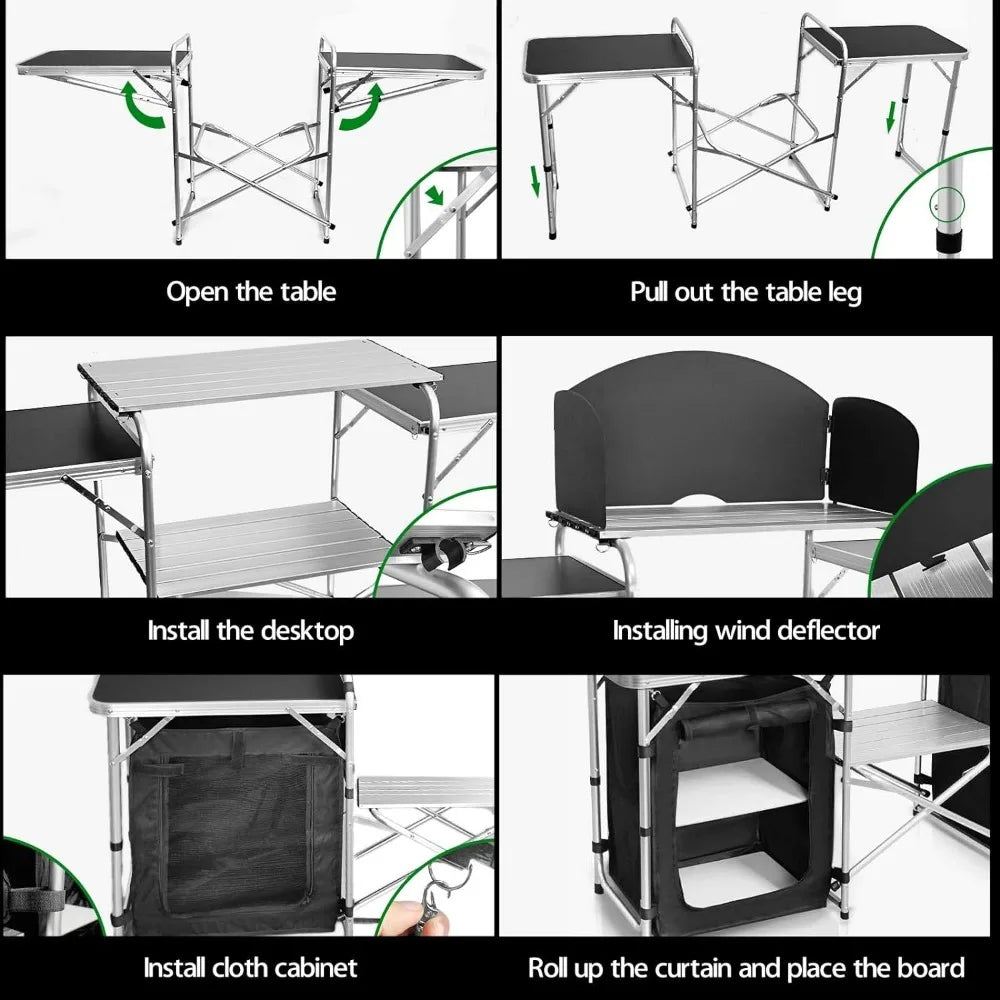 Folding Cooking Table