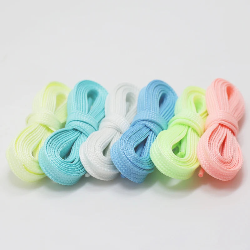 Glow In The Dark Flat Shoelaces