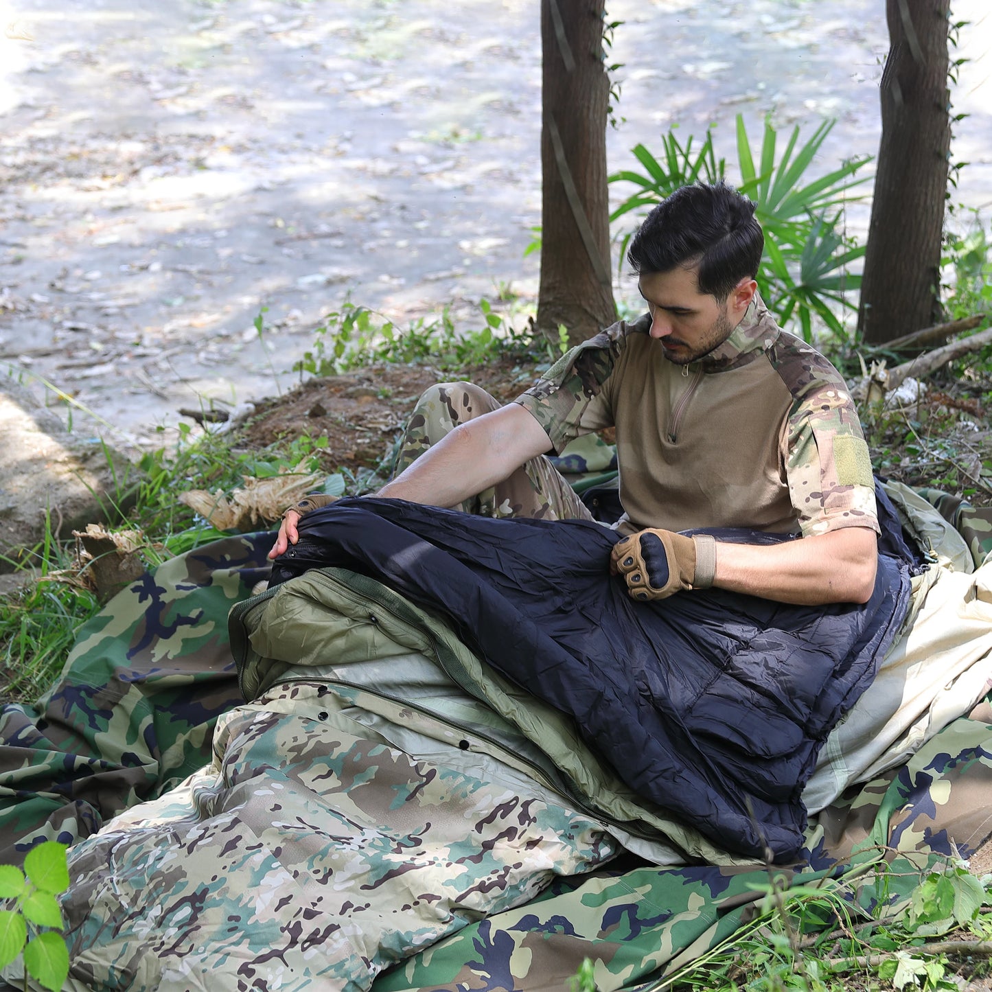 4 in 1 Military Sleeping Bag