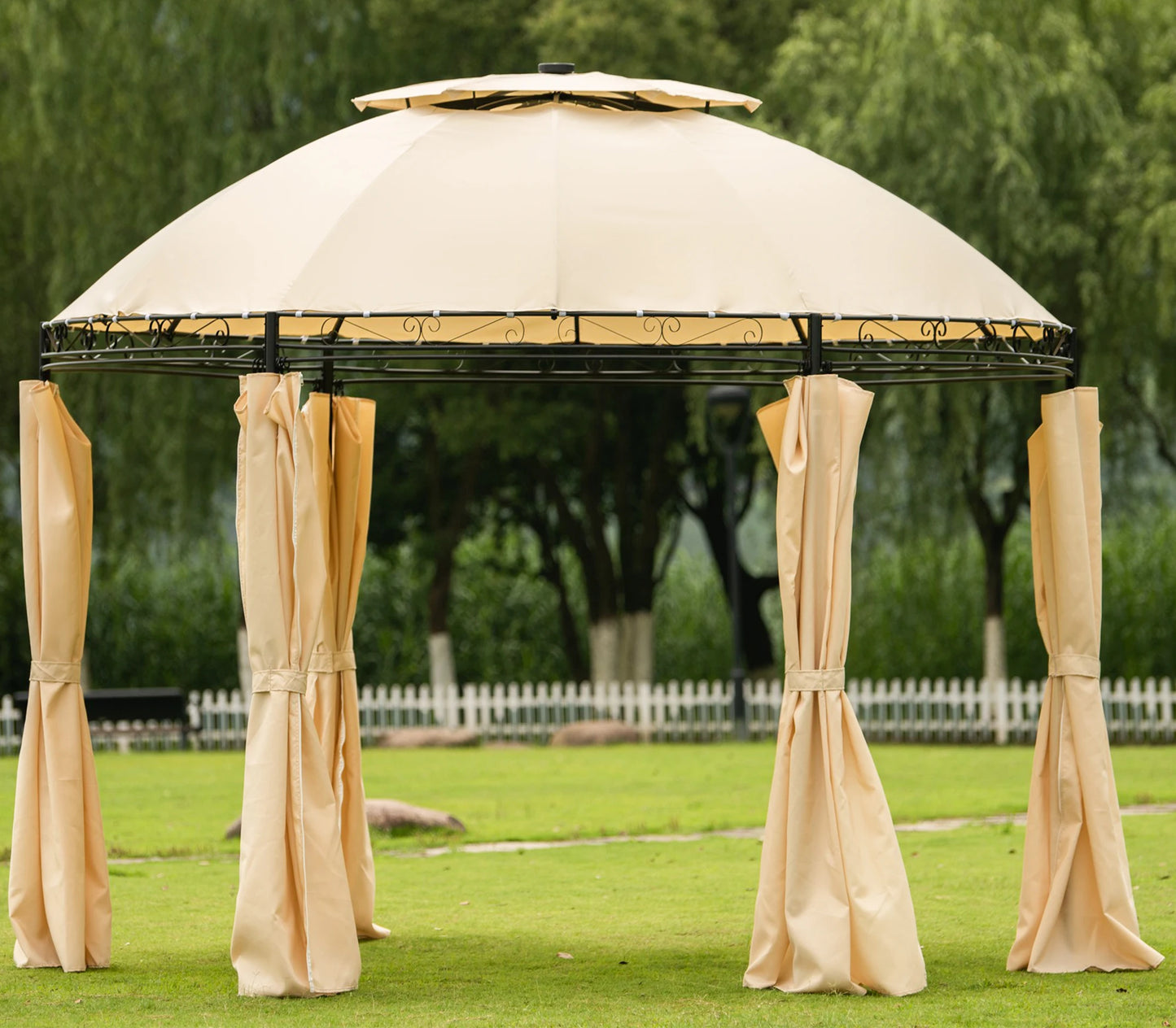 Round Soft Top Gazebo