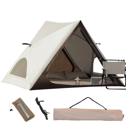 Portable Sunproof Auto-Open Shelter With Front and Back Doors