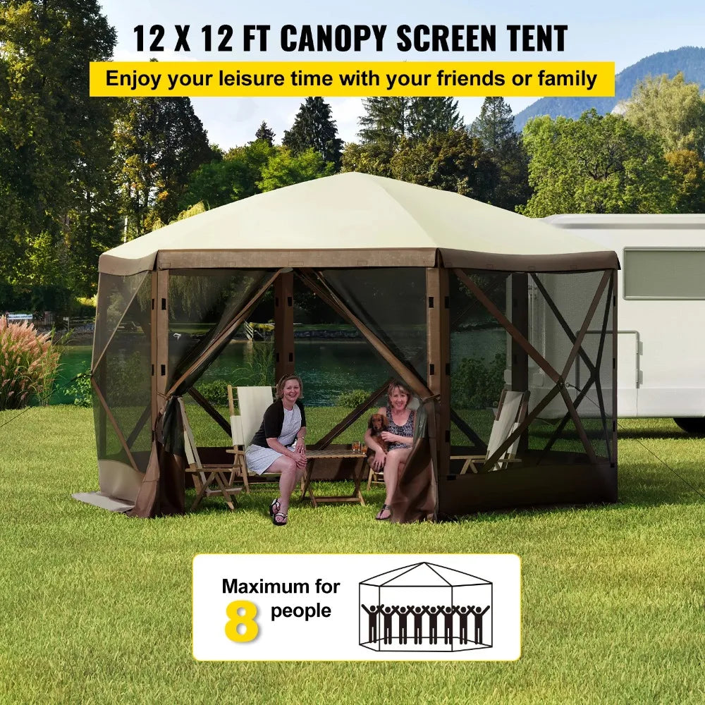 Camping Gazebo Tent - Michef's Outside