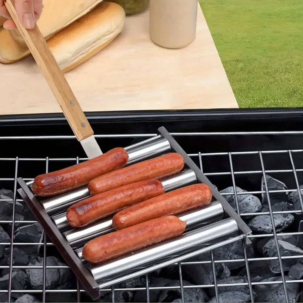 Stainless Steel Sausage Roller for the grill