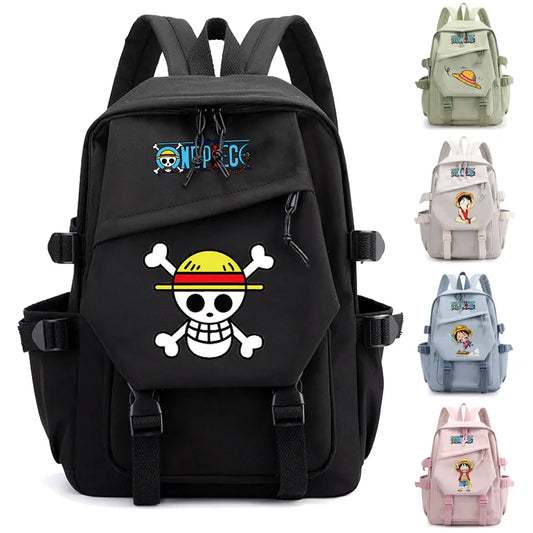 LUFFY One Piece Backpack Student School Bag