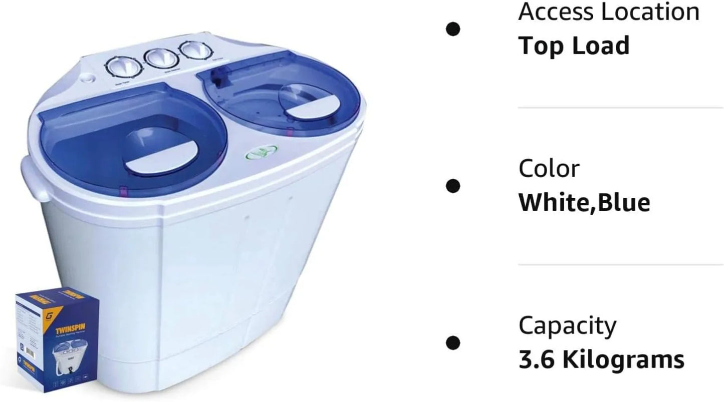 Mini Twin Tub Washing Machine For Camping