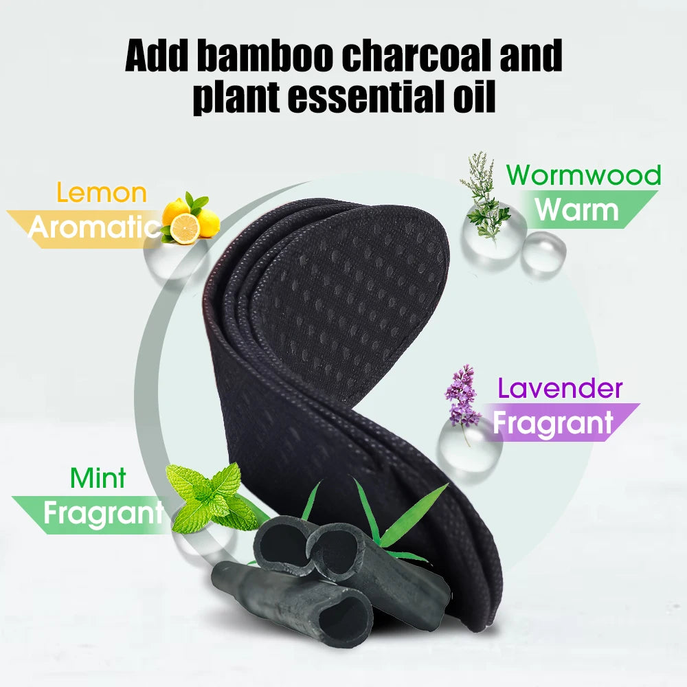 Bamboo Charcoal Deodorant Insoles