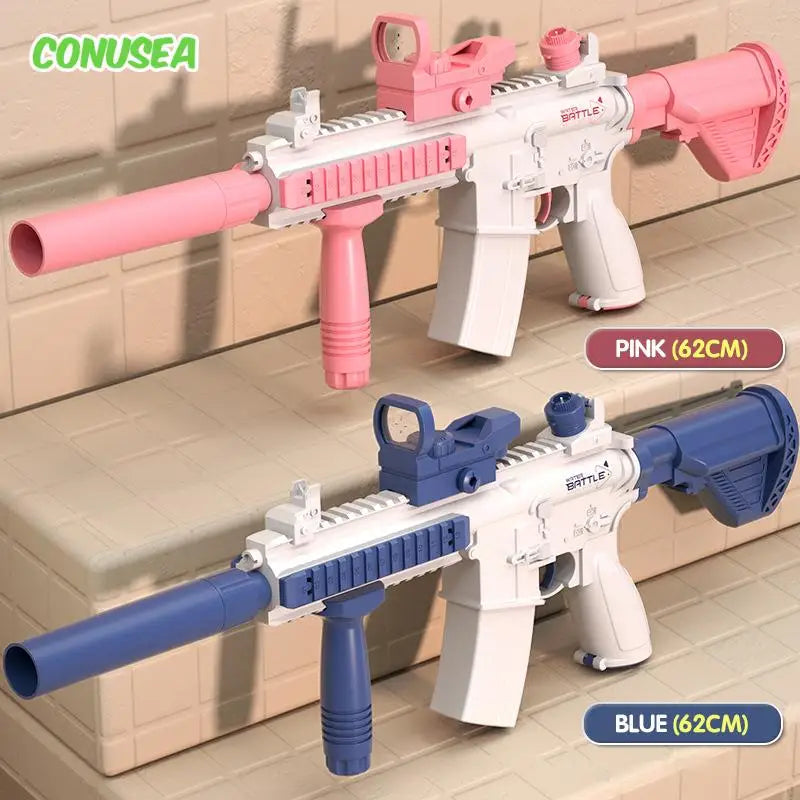 Long Range Electric Water Gun - Michef's Outside