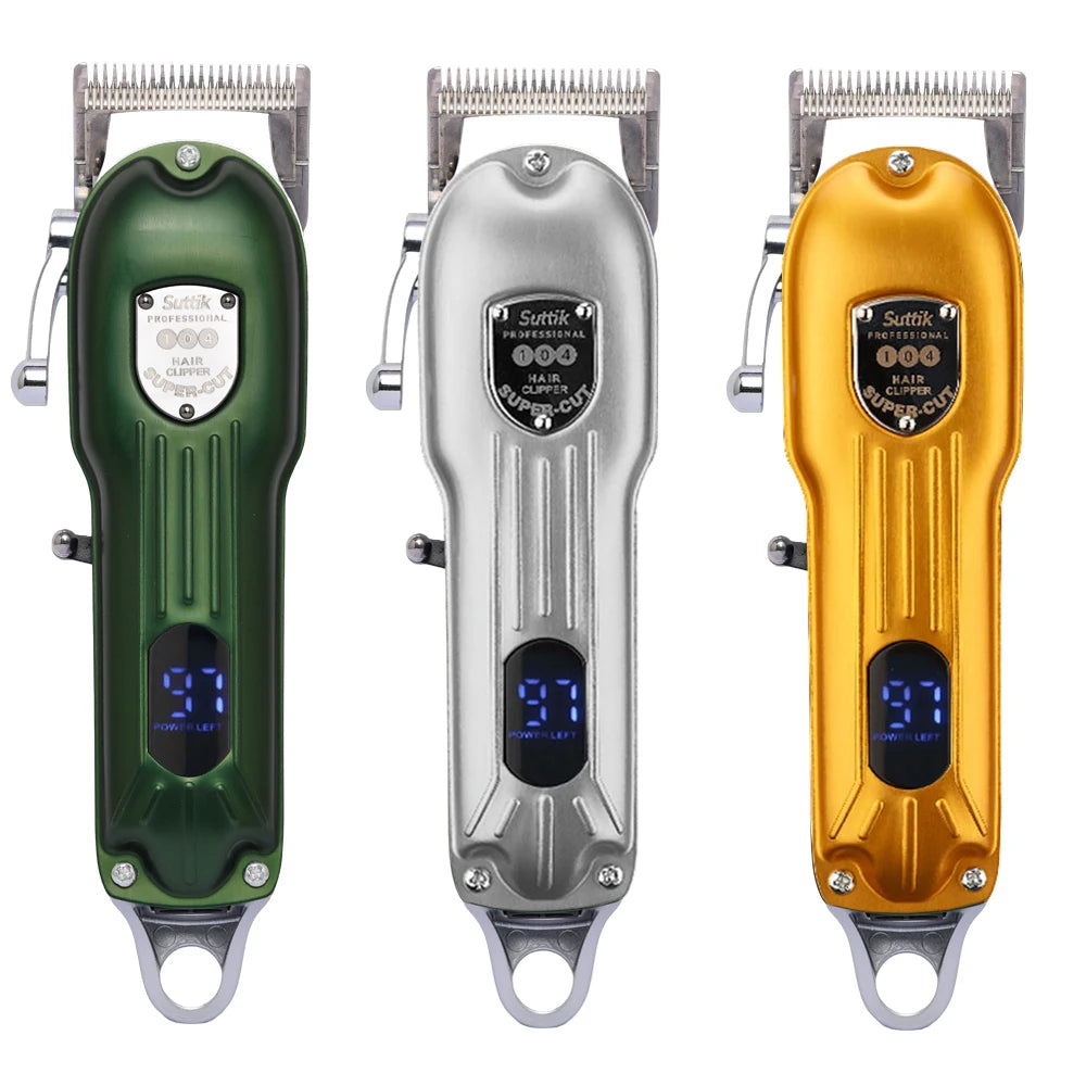 Professional Dog Hair Clipper All Metal Rechargeable Pet Trimmer