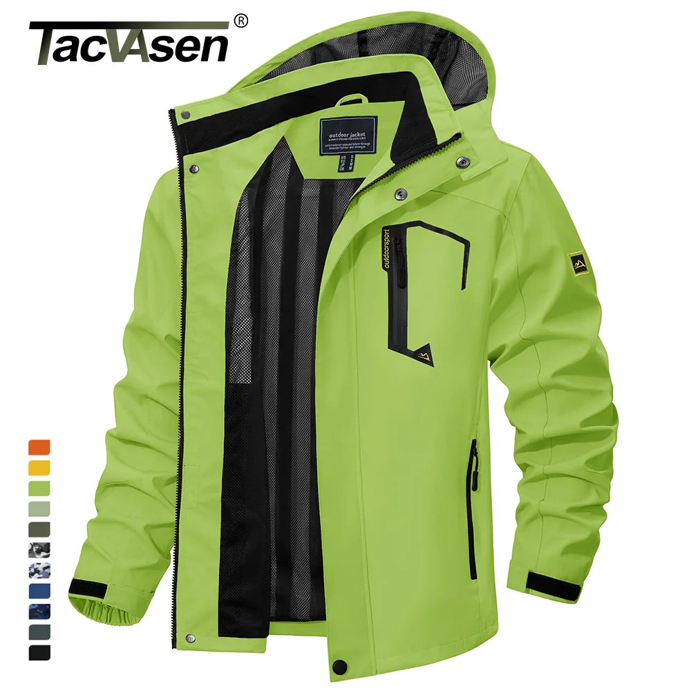 Mesh Lined Waterproof Rain Jacket