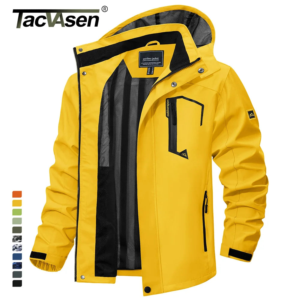 Mesh Lined Waterproof Rain Jacket