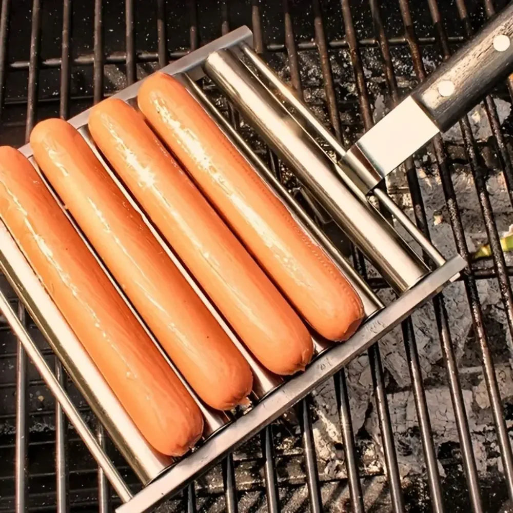 Stainless Steel Sausage Roller for the grill