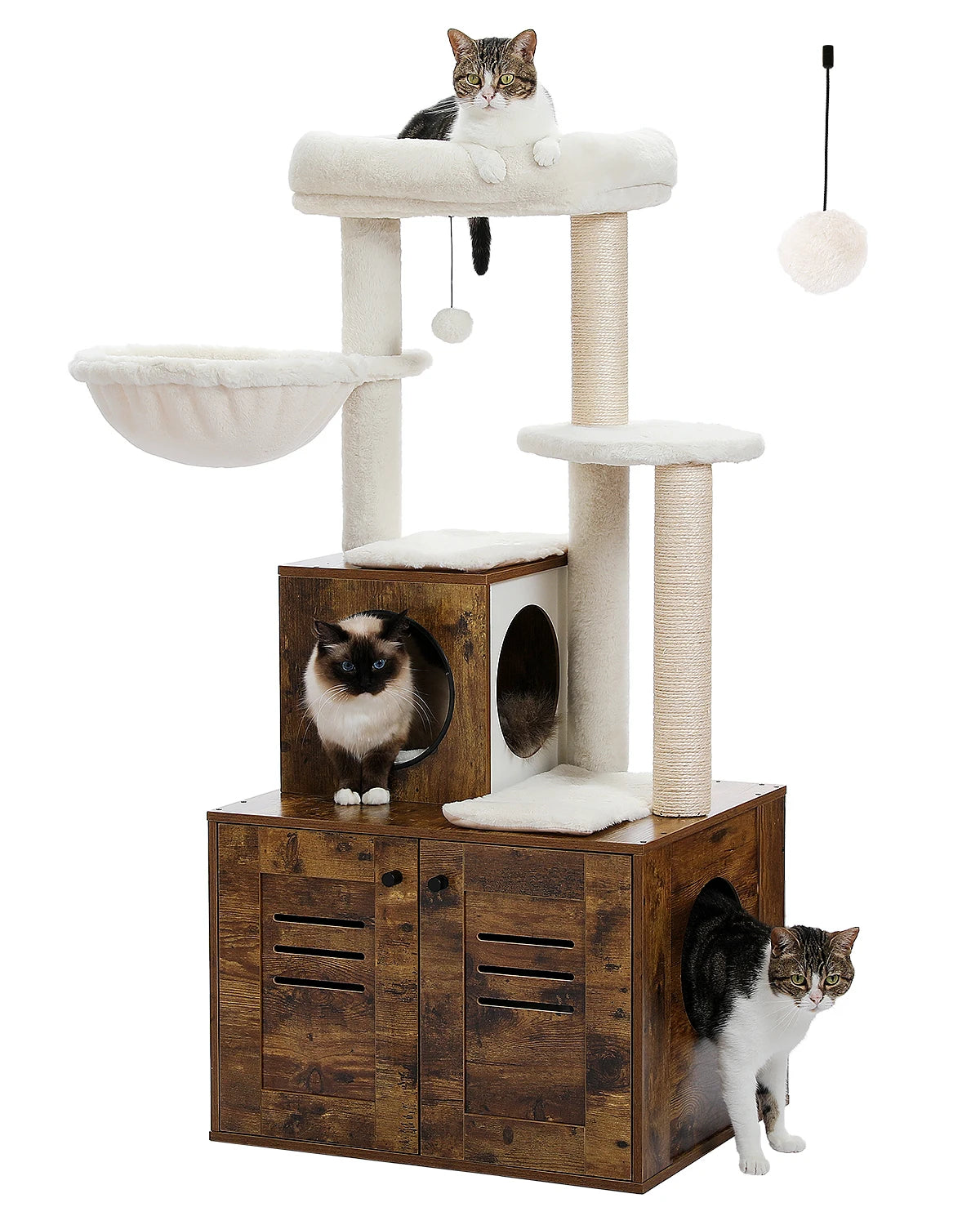 Cat Tree w/Litter Box