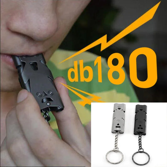 Whistle Double Tube Lifesaving Emergency SOS