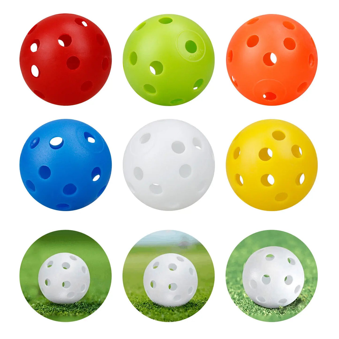 Plastic Airflow Golf/Pickleballs