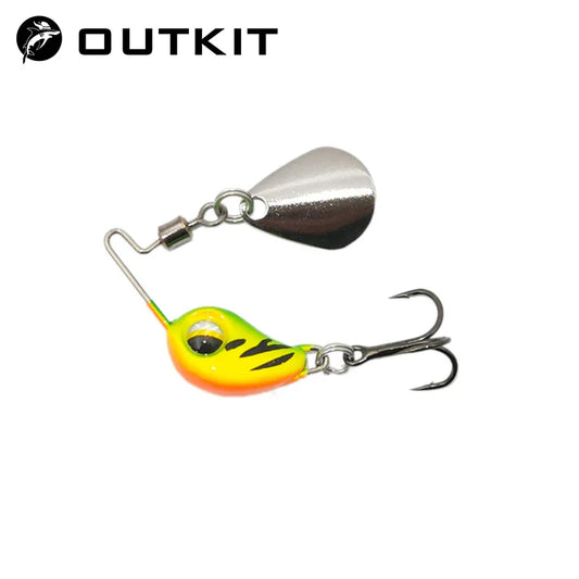 Rotating Spoon Pin Crankbait