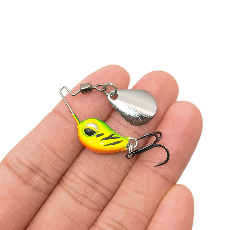 Rotating Spoon Pin Crankbait