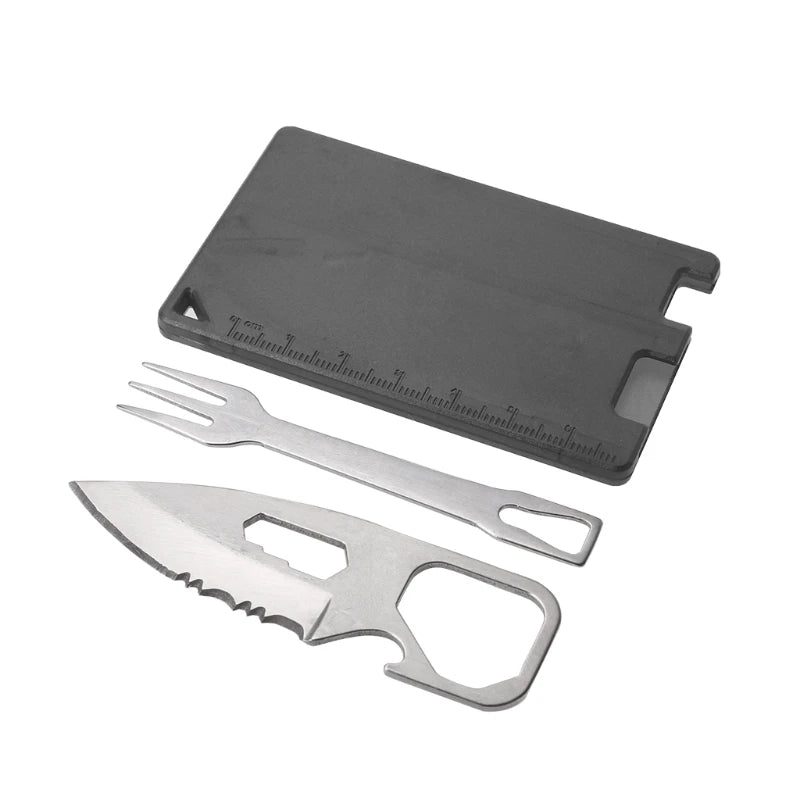 Knife Fork Multifunction Tool Card