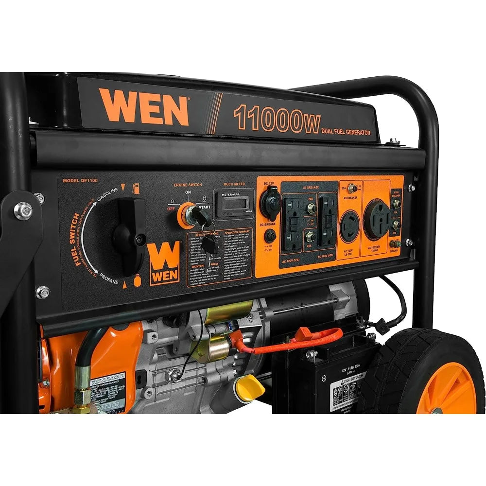 Dual Fuel Portable Generator - Michef's Outside