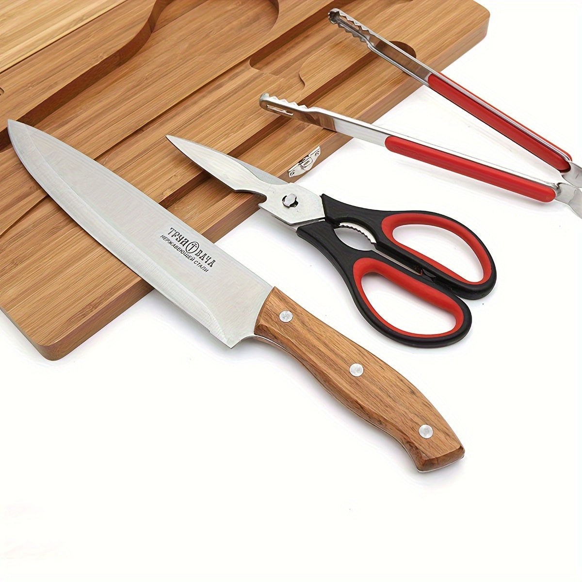 Concealed Cutlery Cutting Board Set