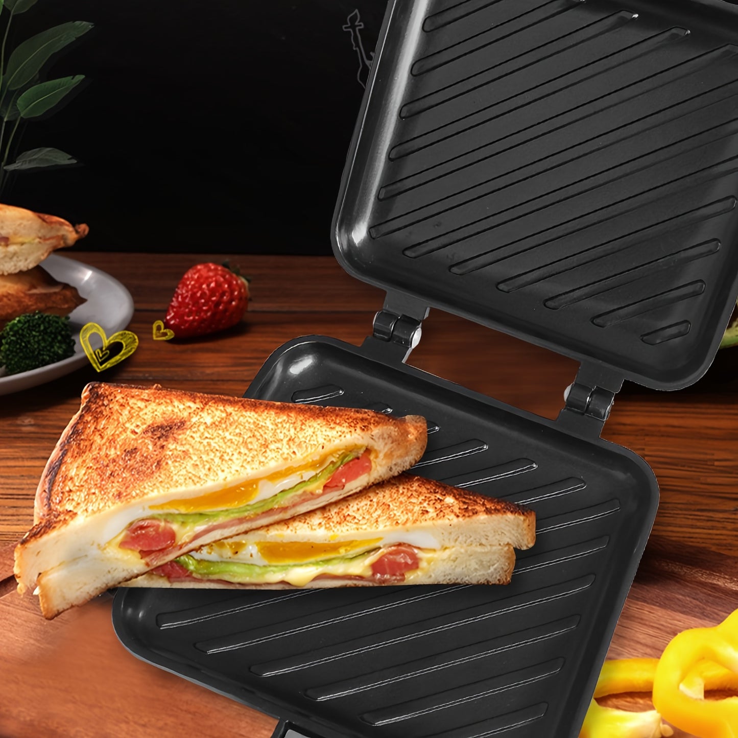 Double Sided Non-Stick Campfire Sandwich Maker